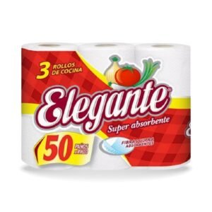 Elegante Rollo de Cocina 3 un x 50 paños